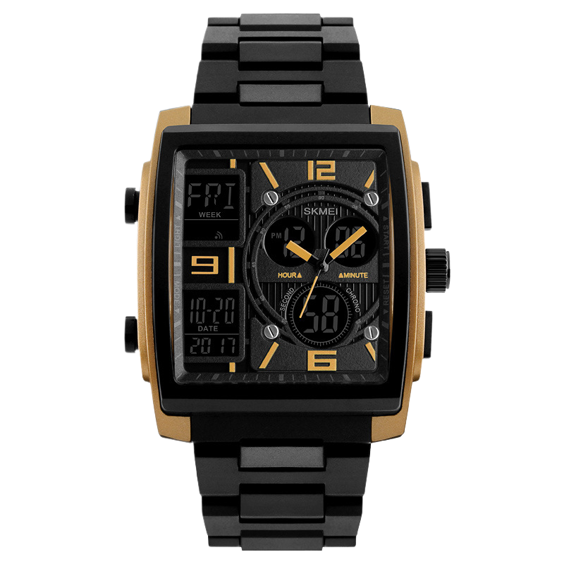 Mens Square Electronic Watch