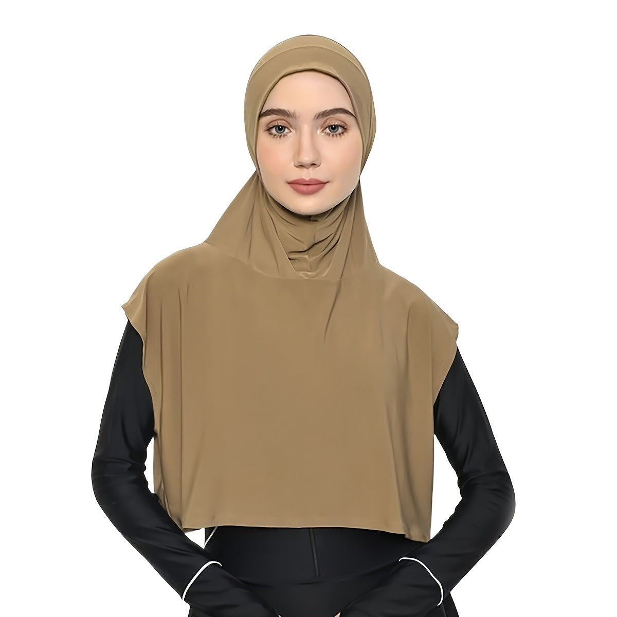 Pullover Hooded Faux Collar Cotton Cap
