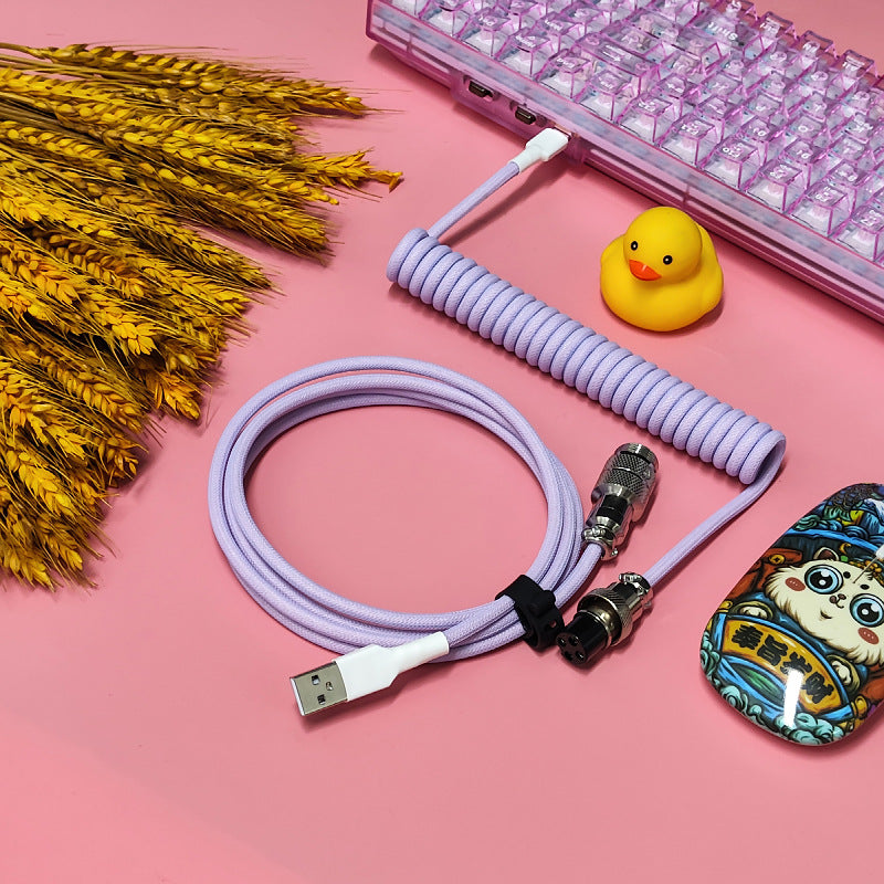 Aviation Plug Mechanical Keyboard Cable