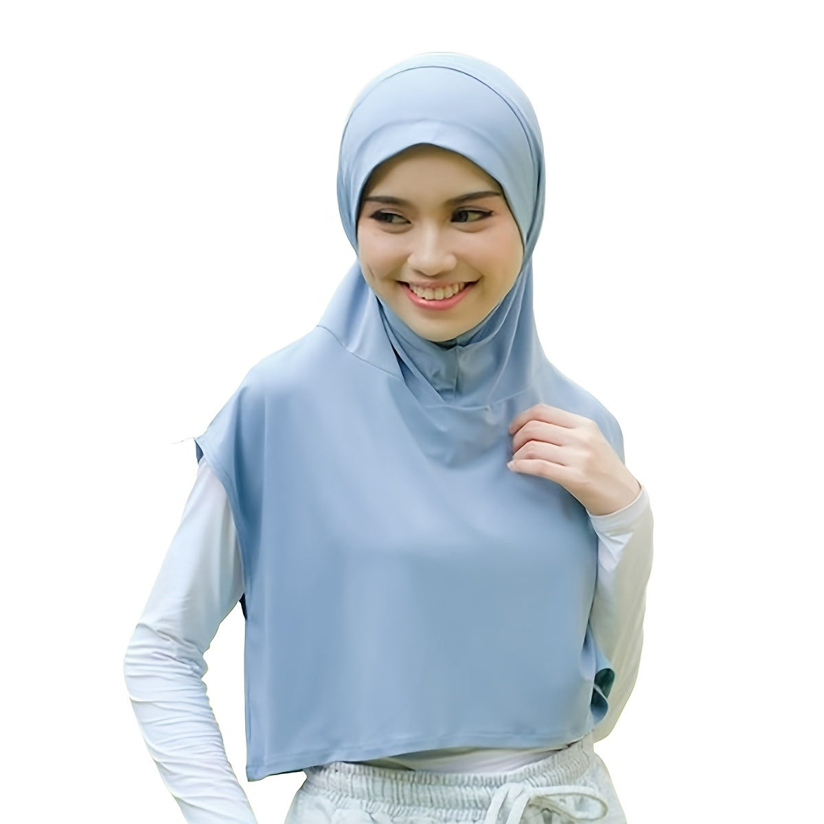Pullover Hooded Faux Collar Cotton Cap