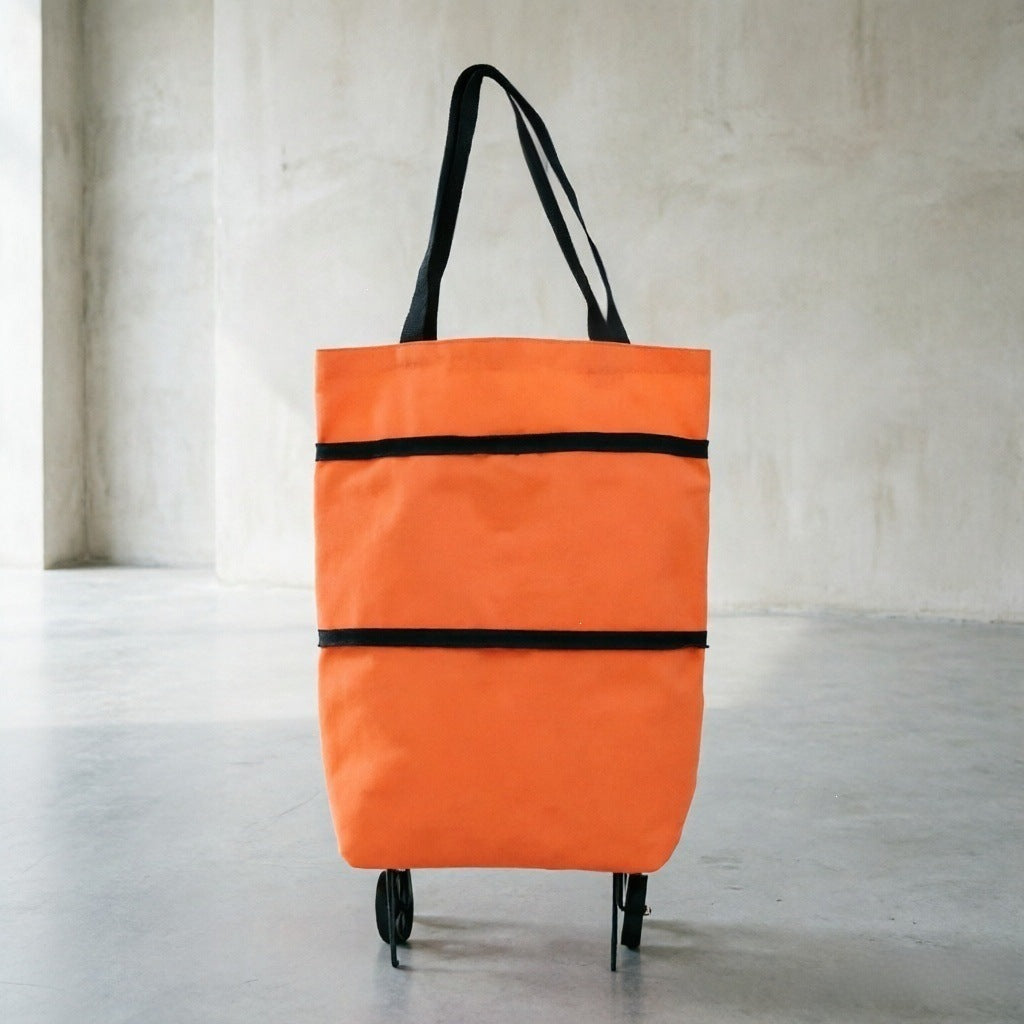 Foldable Wheeled Shopping Trolley Bag