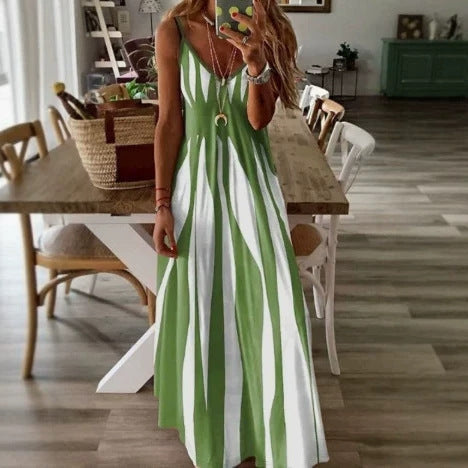 Long Skirt Slip Dress