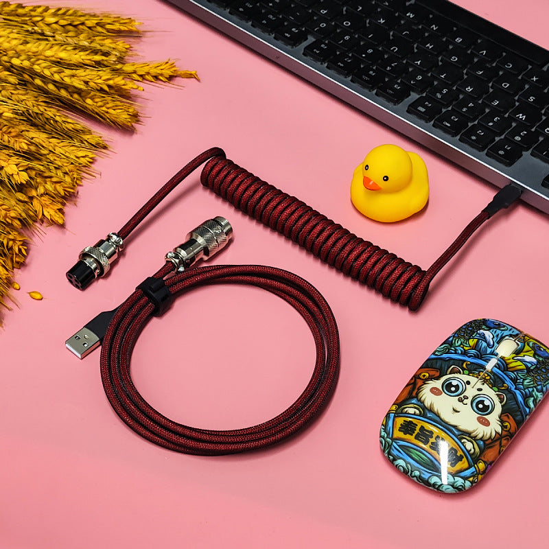 Aviation Plug Mechanical Keyboard Cable