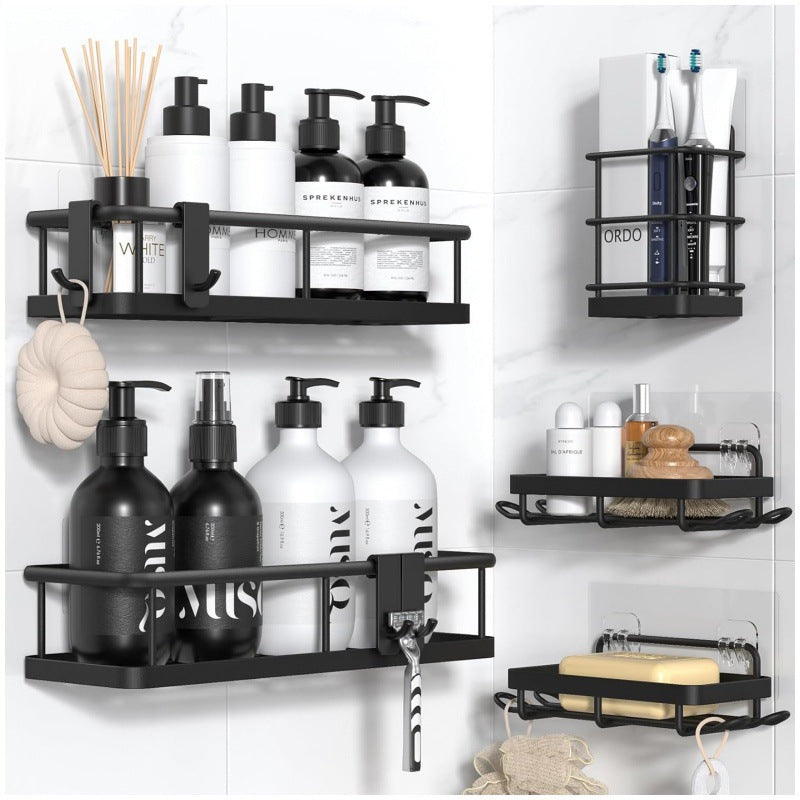 Adhesive Wall Mounted Storage Rack Set