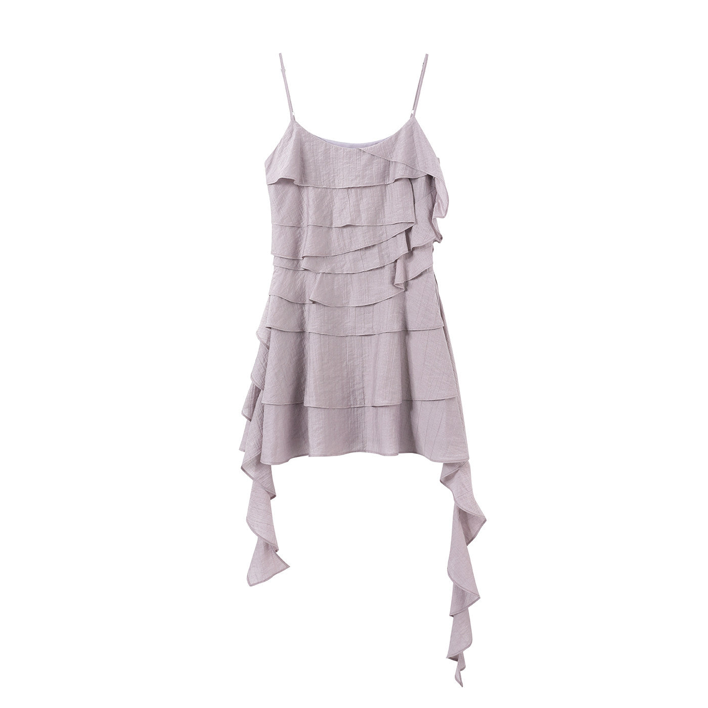 Layered Ruffle Strap Dress