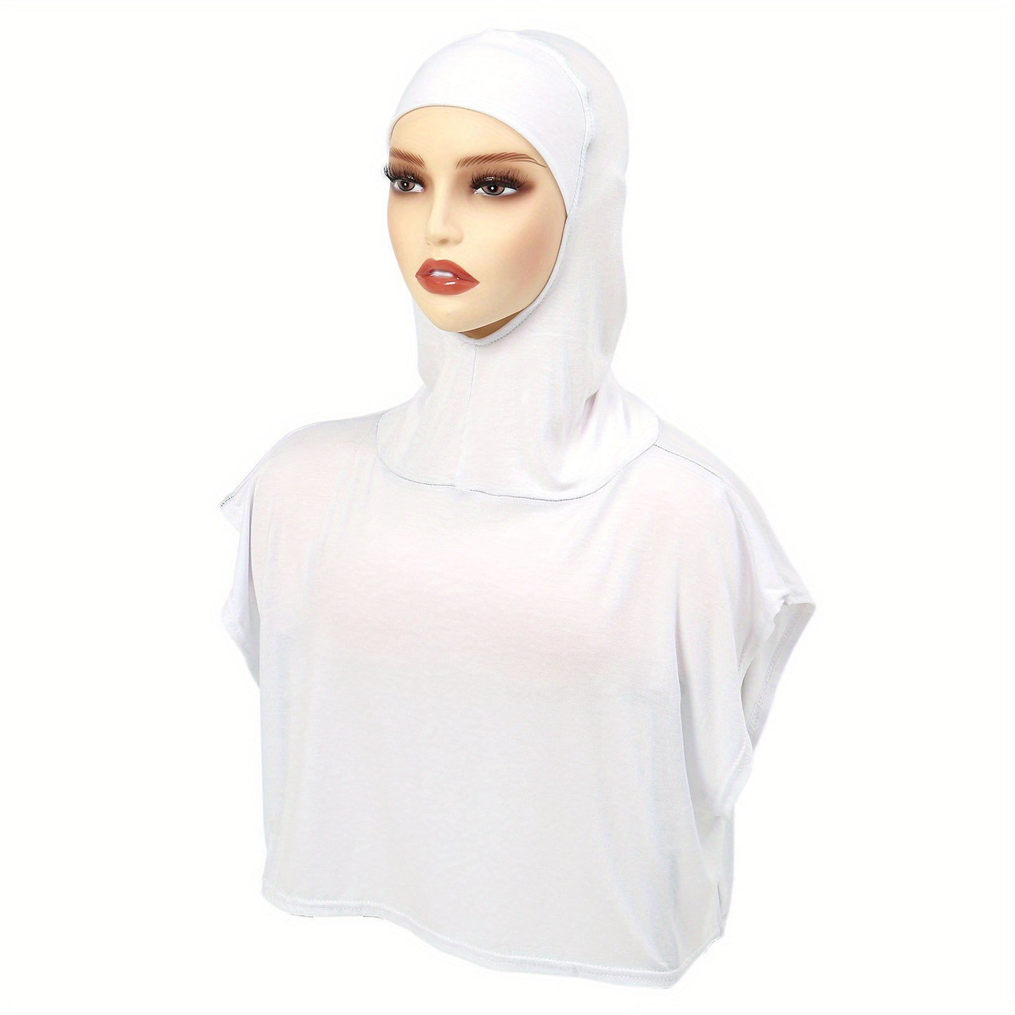 Pullover Hooded Faux Collar Cotton Cap