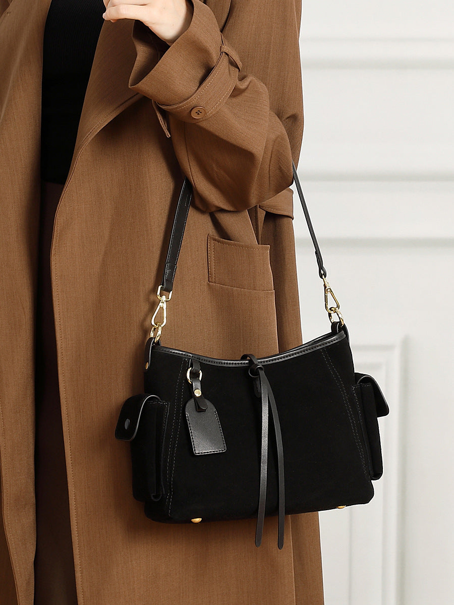 Vintage Leather Tote Bag