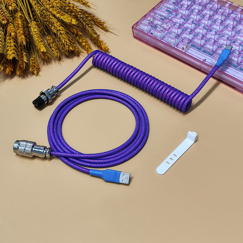 Aviation Plug Mechanical Keyboard Cable