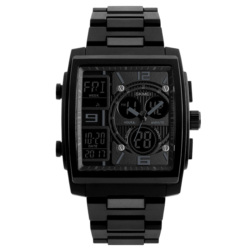 Mens Square Electronic Watch