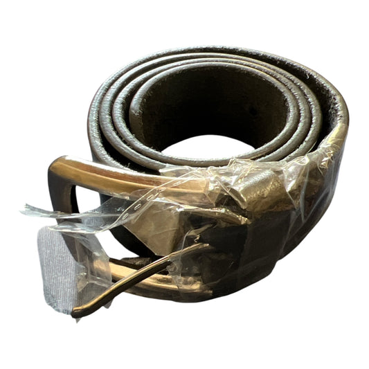 Men's Black Genuine Leather Belt