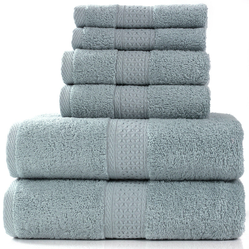 Cotton Bath Towel Set Absorbent Soft Combed