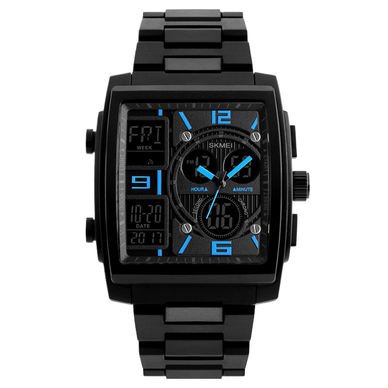 Mens Square Electronic Watch