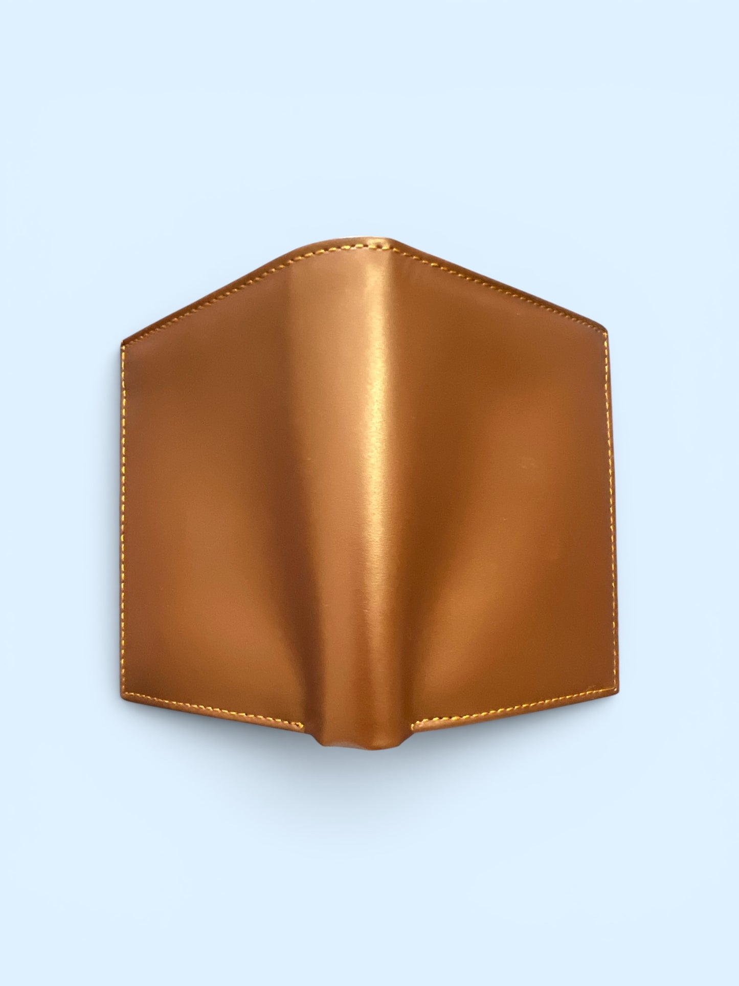 Premium Genuine Leather Men's Bifold Wallet - Dark Brown