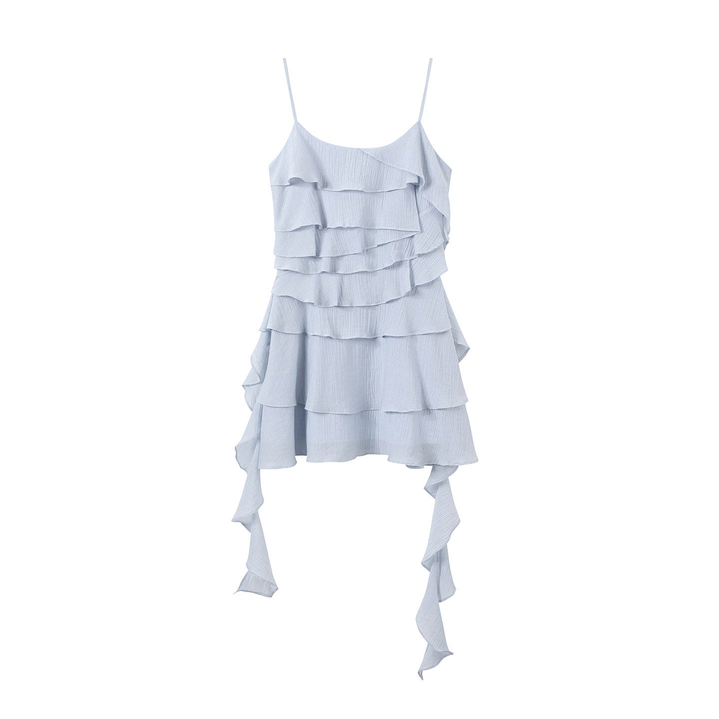 Layered Ruffle Strap Dress