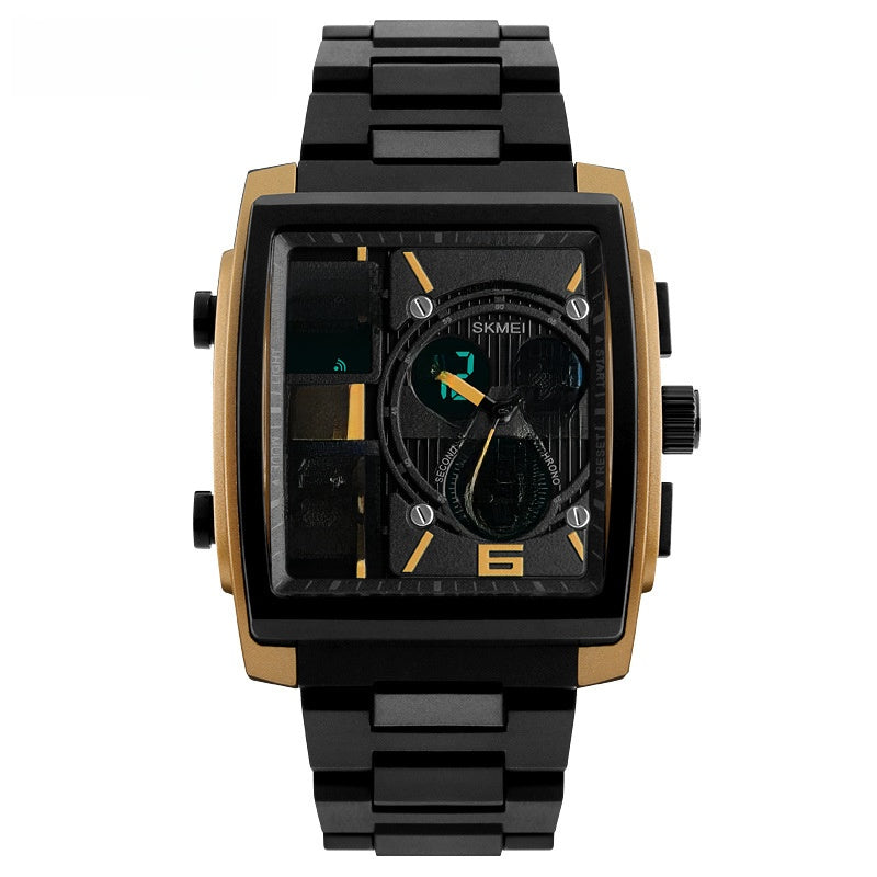 Mens Square Electronic Watch