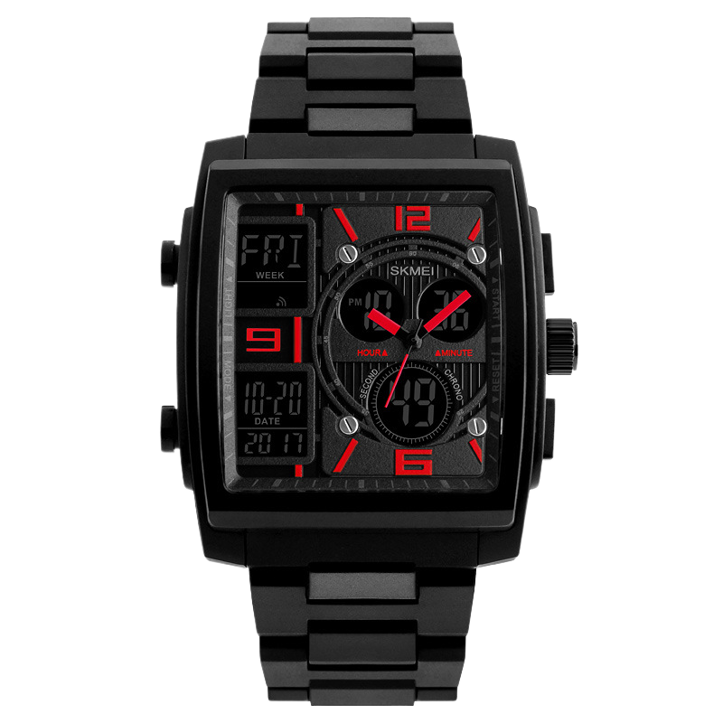Mens Square Electronic Watch