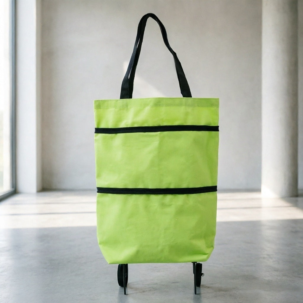 Foldable Wheeled Shopping Trolley Bag