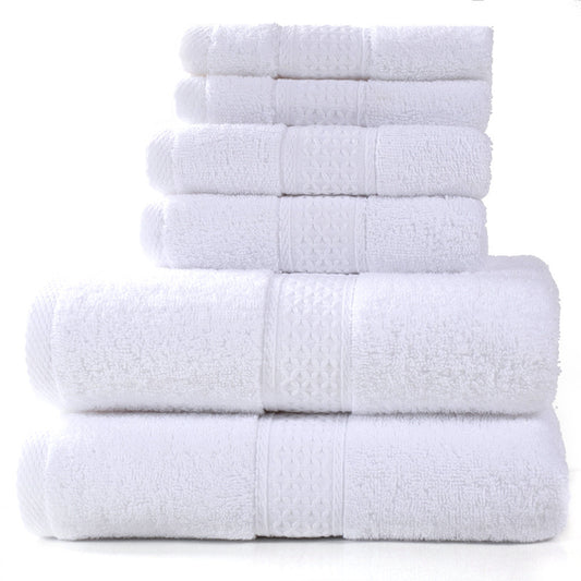Cotton Bath Towel Set Absorbent Soft Combed