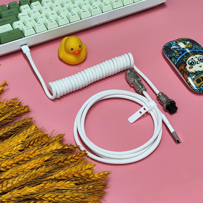 Aviation Plug Mechanical Keyboard Cable