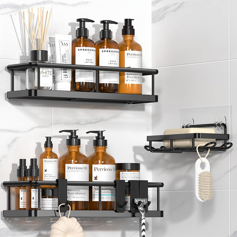 Adhesive Wall Mounted Storage Rack Set