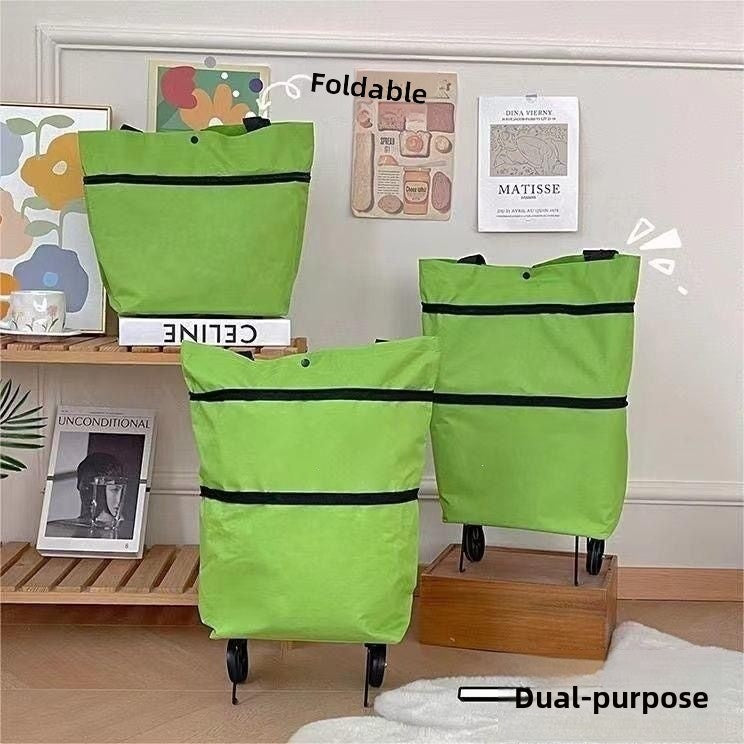 Foldable Wheeled Shopping Trolley Bag