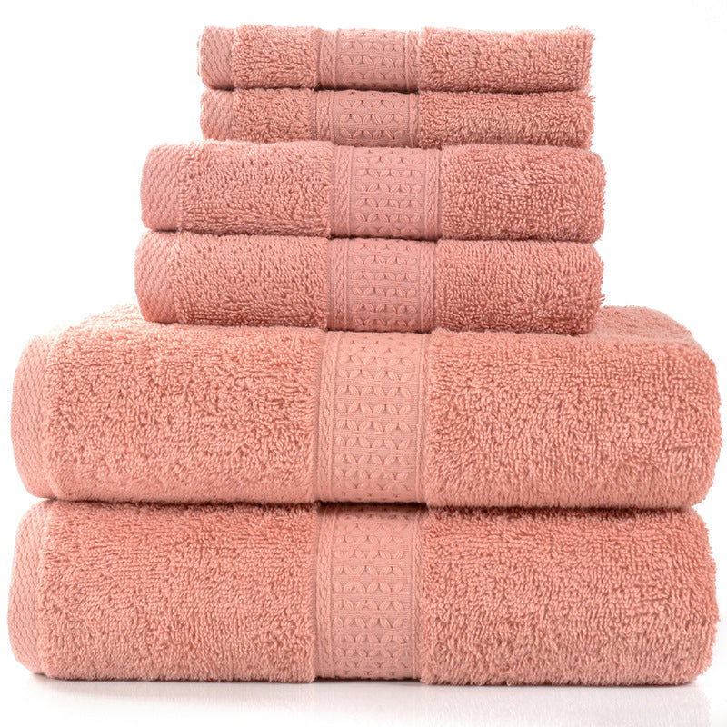 Cotton Bath Towel Set Absorbent Soft Combed
